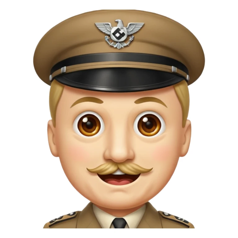 Je veux un emoji représentant Hitler sticker