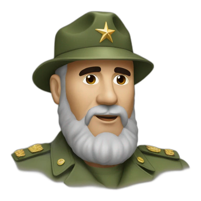 Fidel Castro very fashion sticker