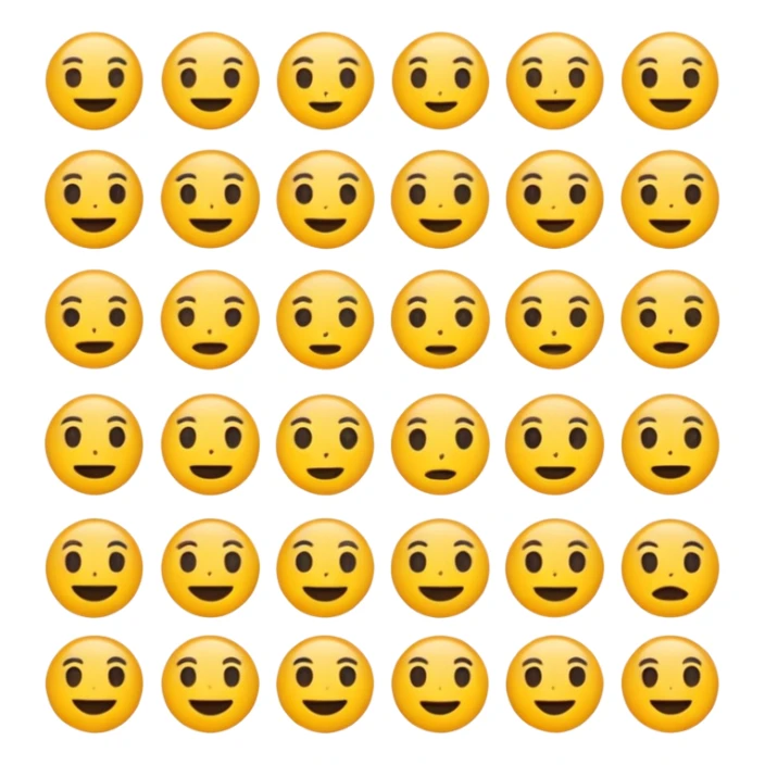 Flat emoji-style icon, bold strokes, rounded shapes, high contrast, simple geometry, transparent background. sticker