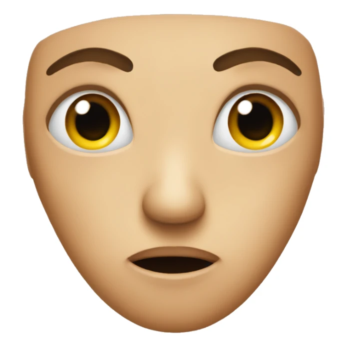 I need single emoji where the heart have eyes and lips which looks sad sticker