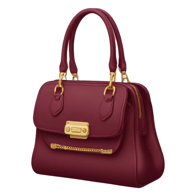 burgundy miu miu purse   sticker