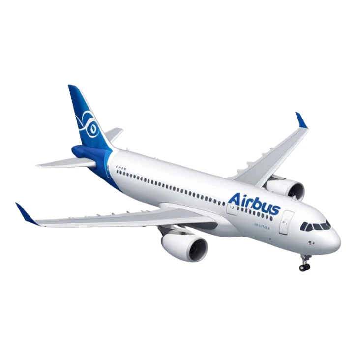 Airbus A320 - Airbus (Model Year: 2022) (Iconic colour: White) sticker