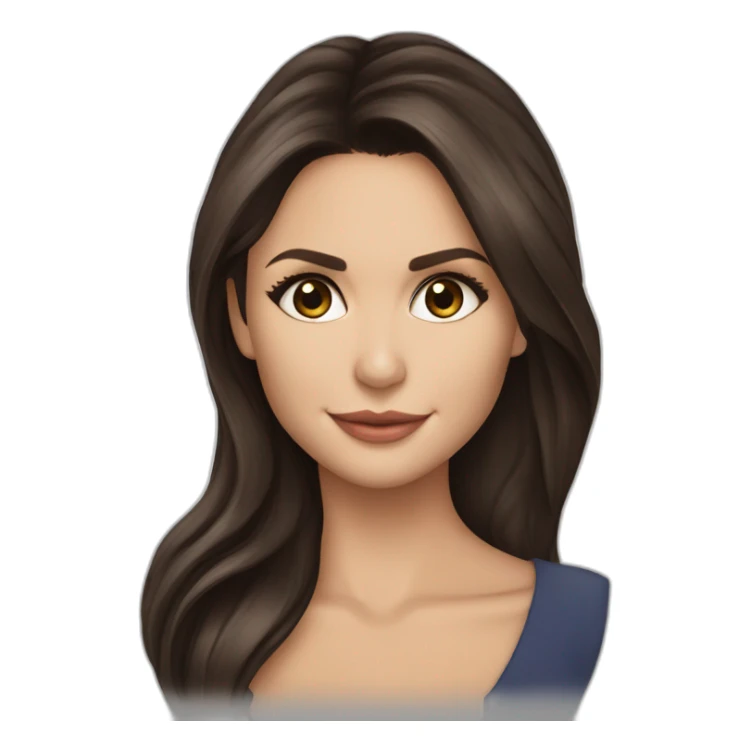 Ian Somerhalder  embrasse Nina Dobrev sticker