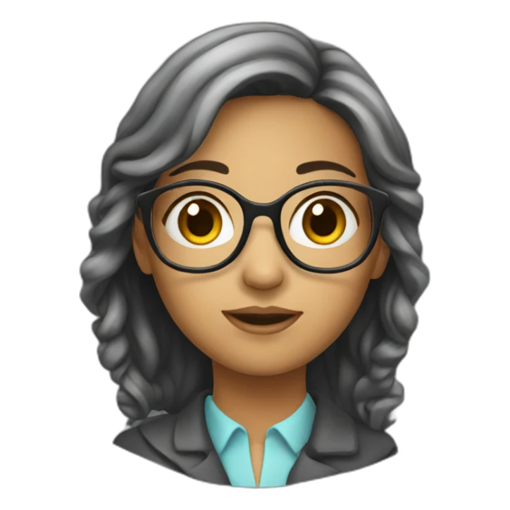 Girl psychologist sticker