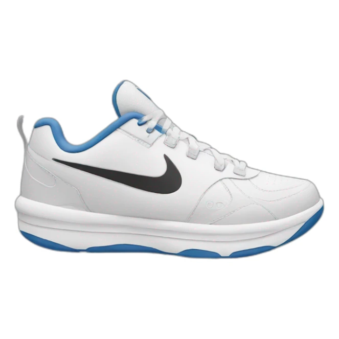 Nike shoe with legs and cartoon arms sticker
