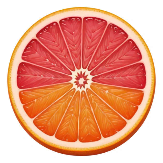 Grapefruit sticker