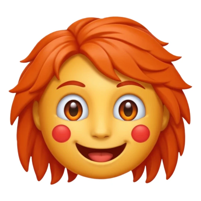 Un emoji de chuky sticker