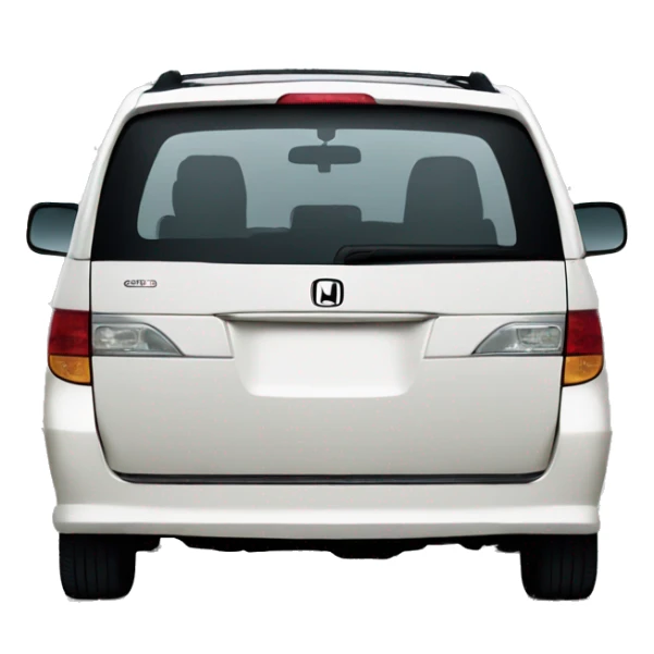 A 2006 Japanese domestic import white Honda odyssey  sticker