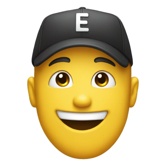 Smilie emoji withmuslm cap sticker