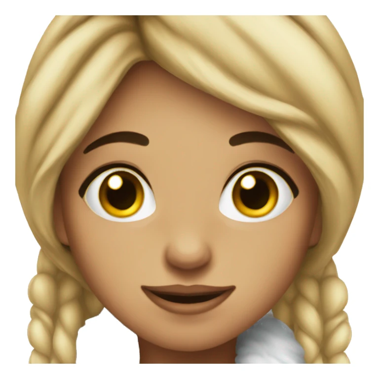 beautiful girl, who love mops sticker