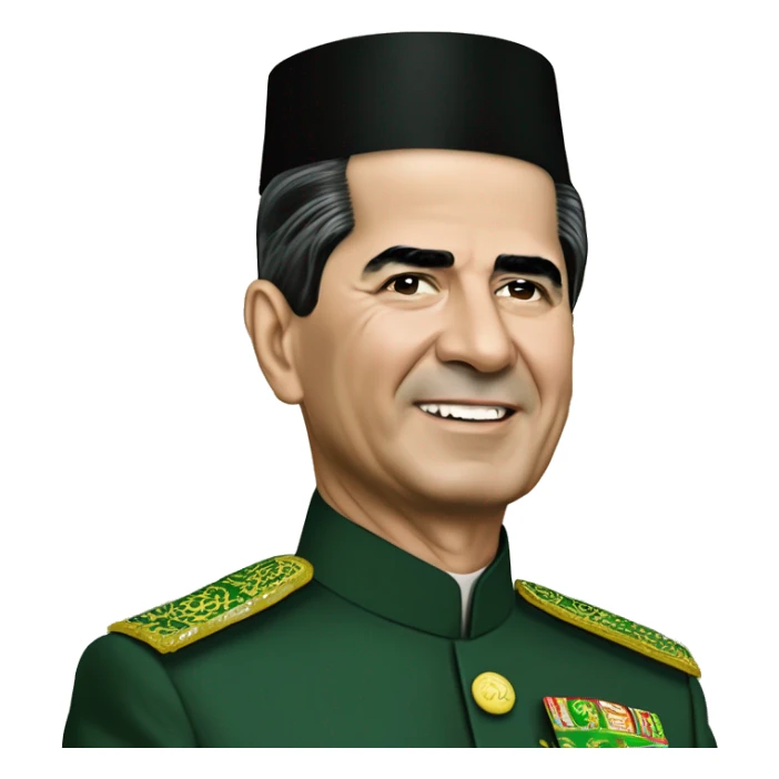 Gurbanguly Berdimuhamedow president Turkmenistan sticker