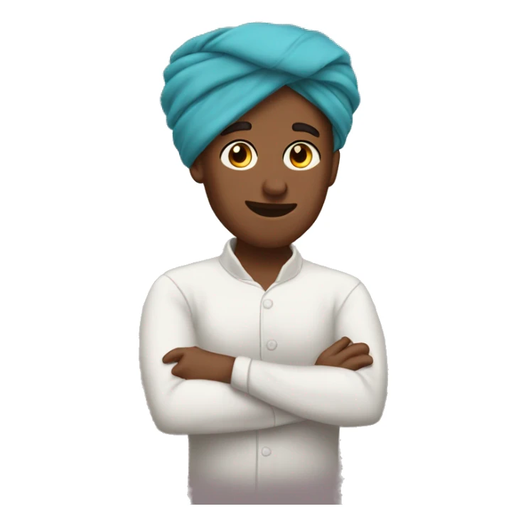 A girlfriend fair boyfriend with turban tight hug sticker