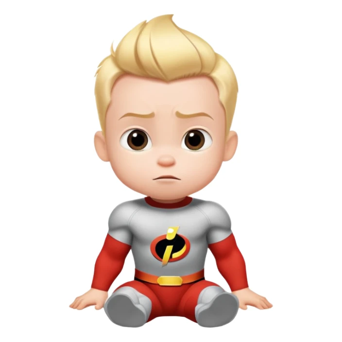 baby Jack Jack from The Incredibles with superpowers sticker