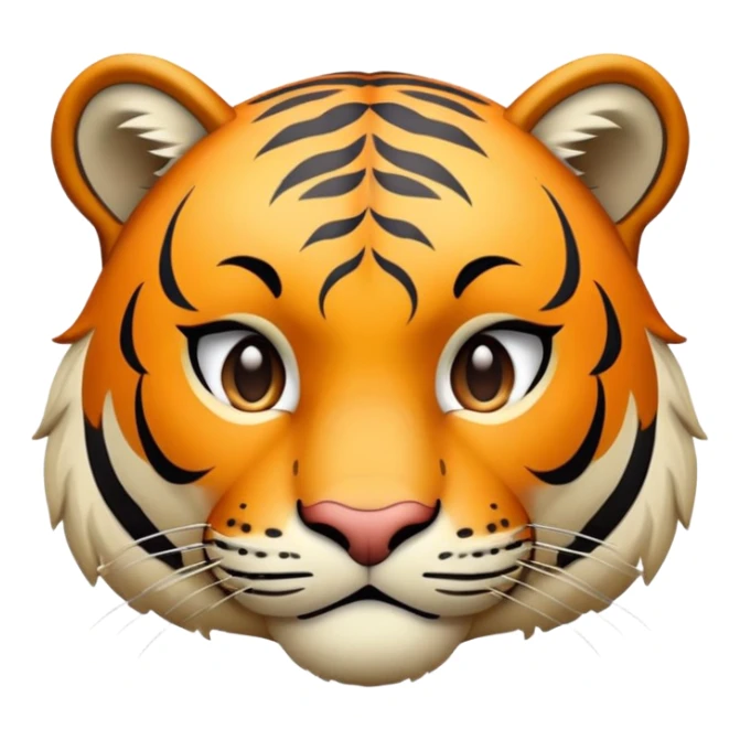 tiger face Kappa meme with sarcastic smirk for Twitch emote sticker