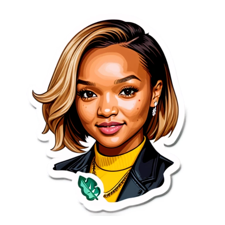 Photo Realistic Karrueche Tran  sticker