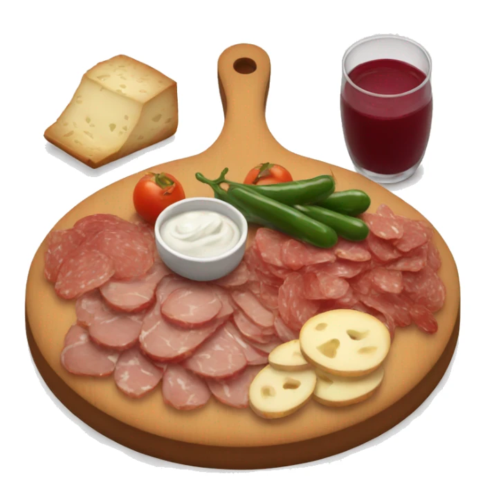 Charcuterie board sticker