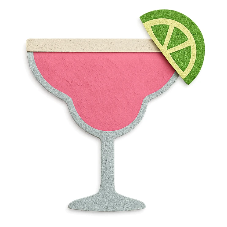 pink margarita sticker