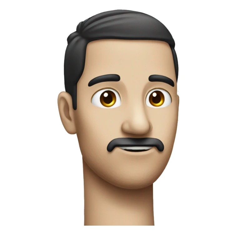 long neck chin poking out sticker