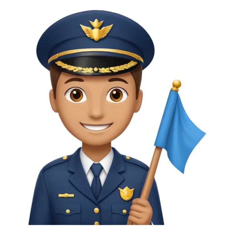 banner carrier from the Parade Marchers sticker