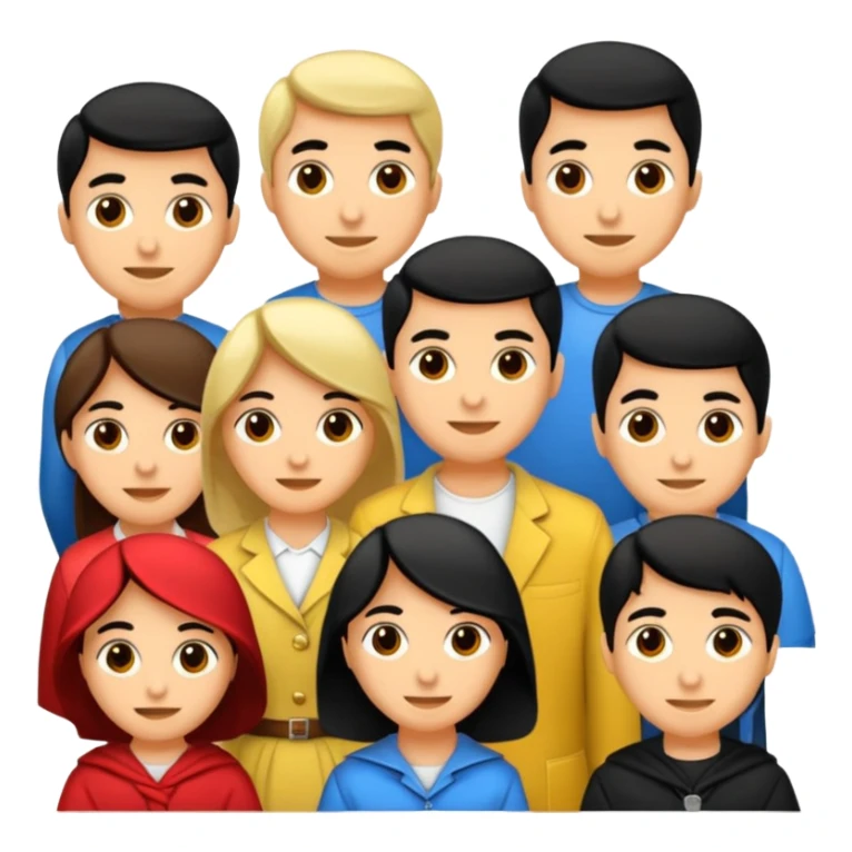  Güzel giyimli Gezen kız arkadaş grubu sticker