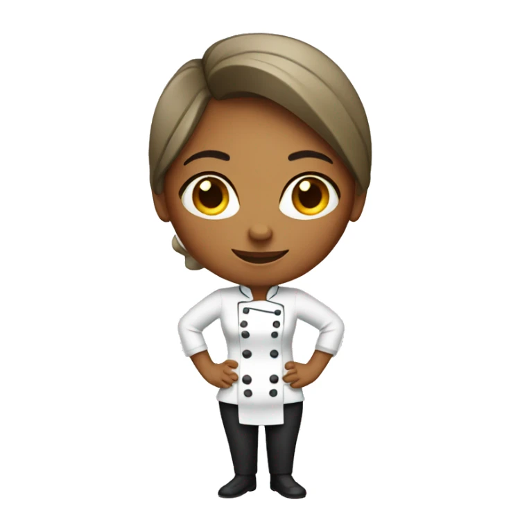 personal chef woman sticker