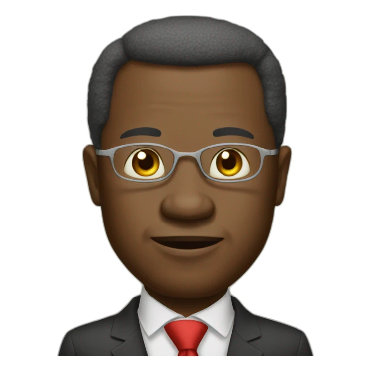 Friendly president of benin sticker