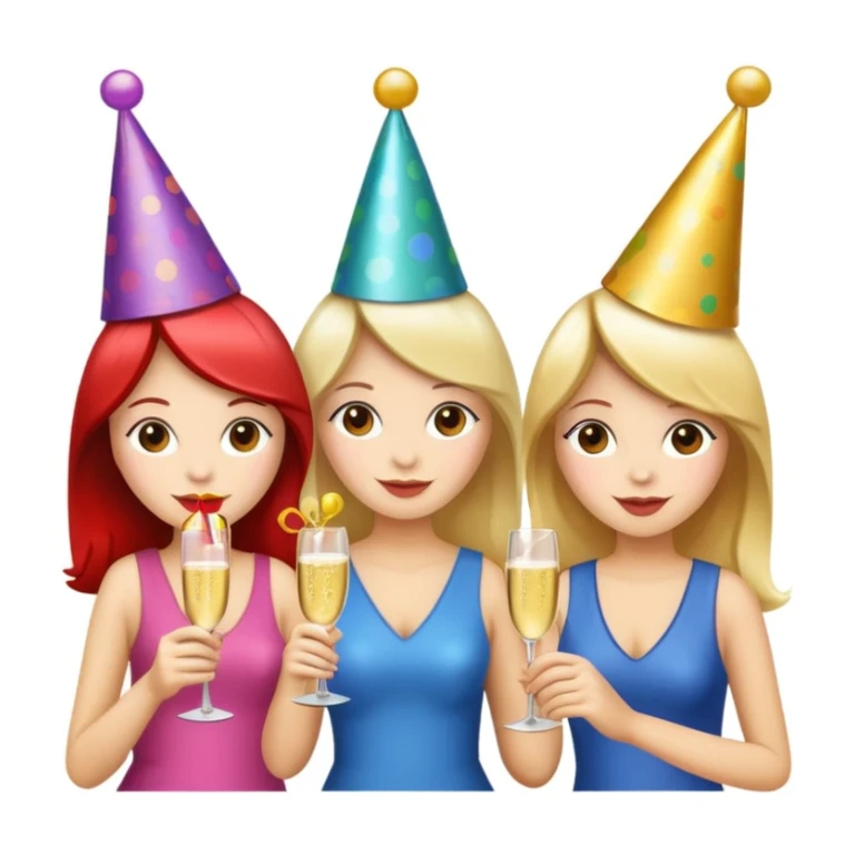 girls party in club sticker