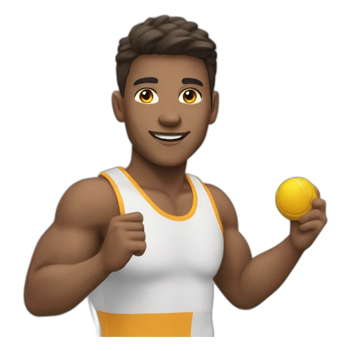 Athlete en départ starts sticker