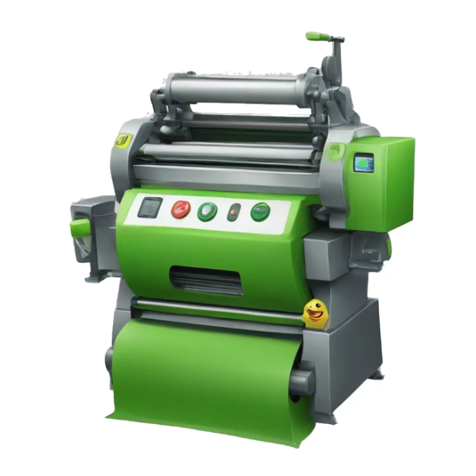 maquina colheitadeira de soja verde sticker