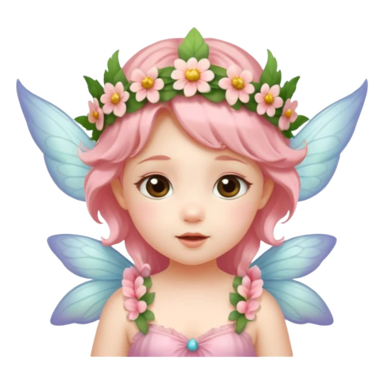 baby girl fairy sticker
