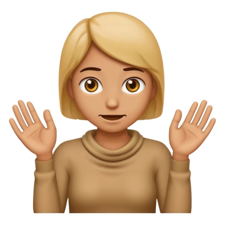 Emoji with eyes rolled back, hands clenched on neck  sticker