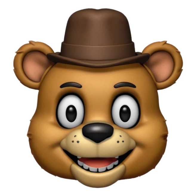 Freddy Fazbear (small hat) from Five Nights At Freddy's Movie sticker