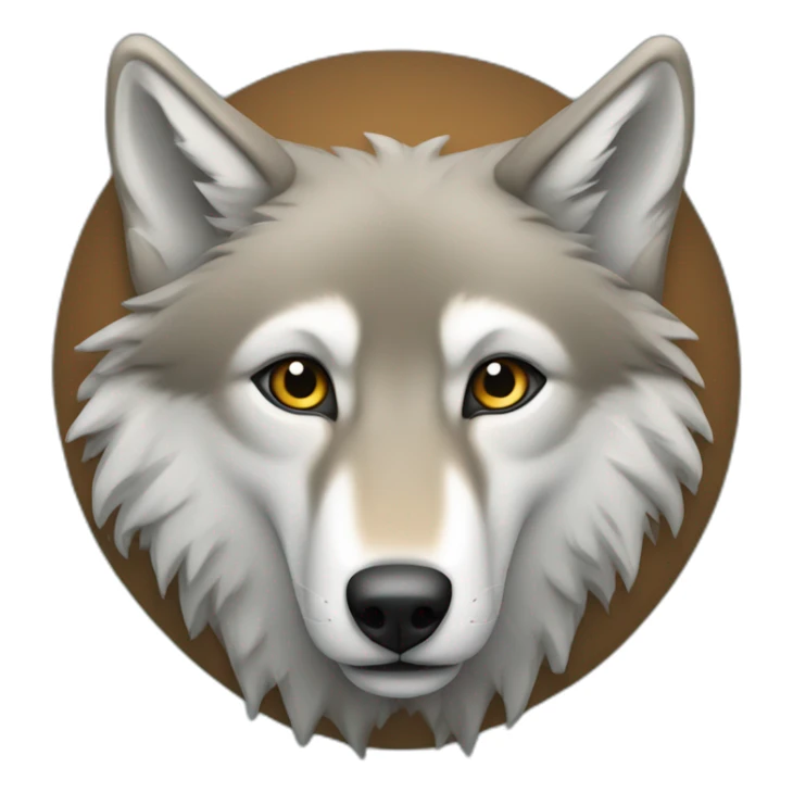 Un loup au couleurs de la Turquie  sticker
