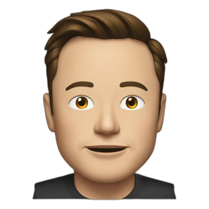 Elon musk in konegessg sticker