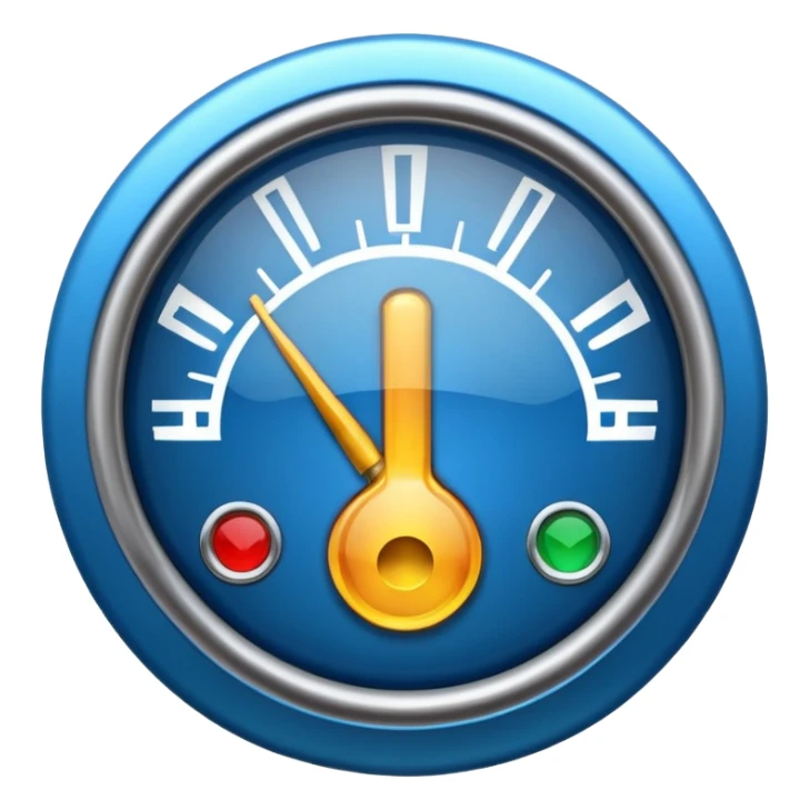 Fuel gauge emoji sticker