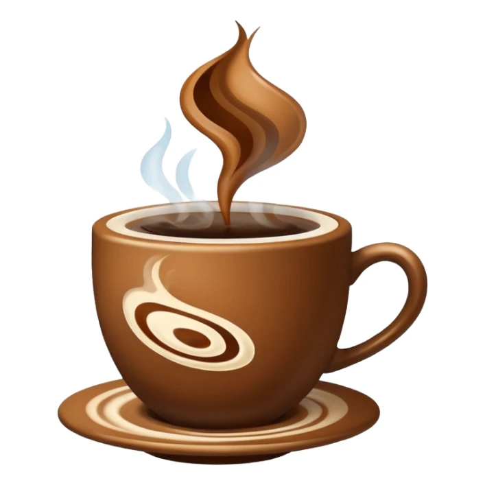 a cup of hot coffee















 sticker