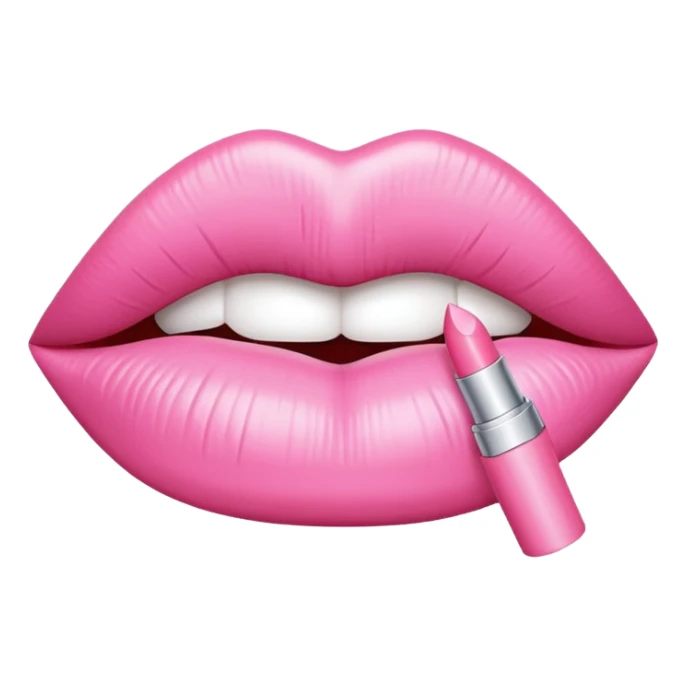 light pink lipstick kiss mark 💋 sticker