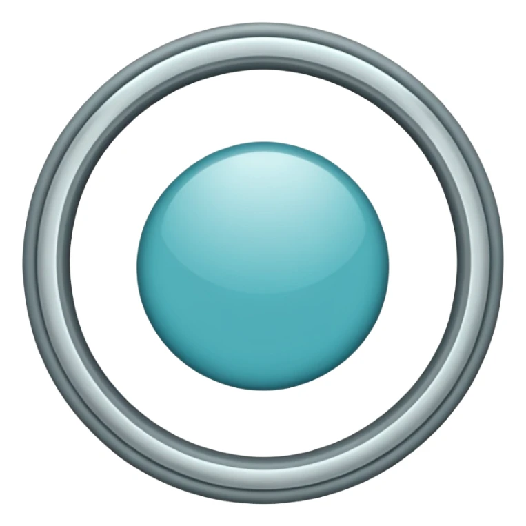 marca de verificación  un "check"  dentro de un círculo de color cian o turquesa, con un borde gris claro. sticker