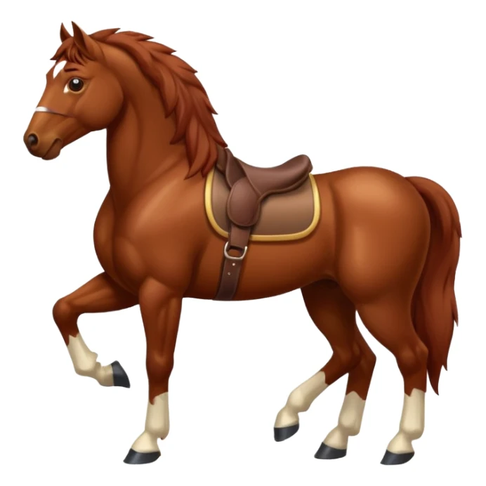 High resolution of A horse sticker