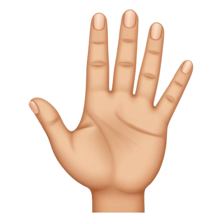 Three finger up and the two other donw sticker