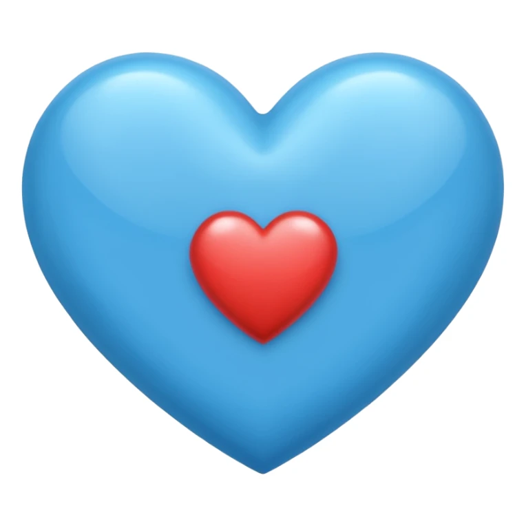 generate a heart using the same blue from this dna strand emoji 🧬 sticker
