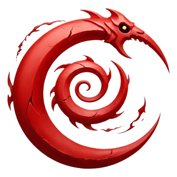 Blood of chaos in god of war  sticker