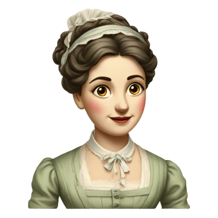 seamstress of the late 19th century sticker