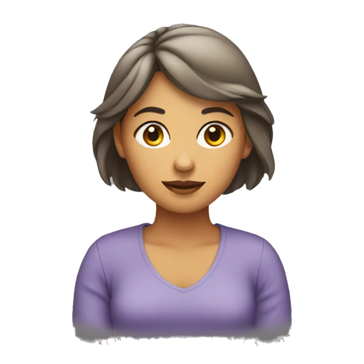 woman sitting criss crossed sticker