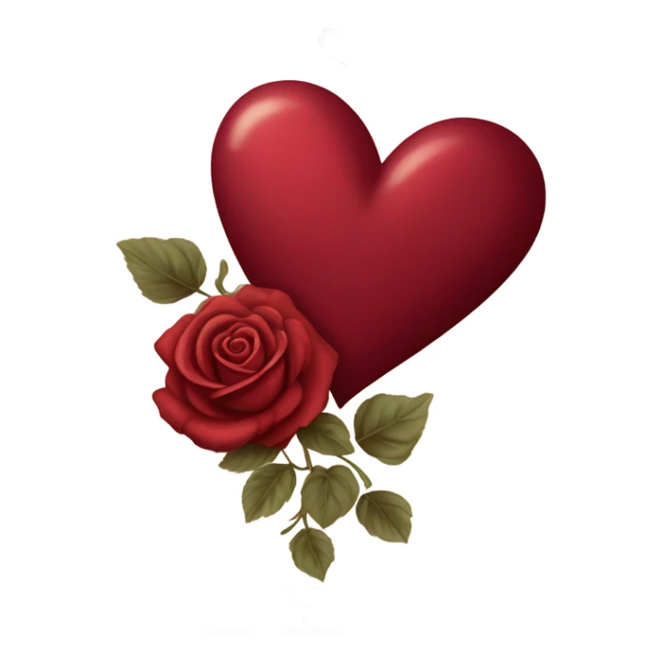 vintage valentine’s day card red sticker