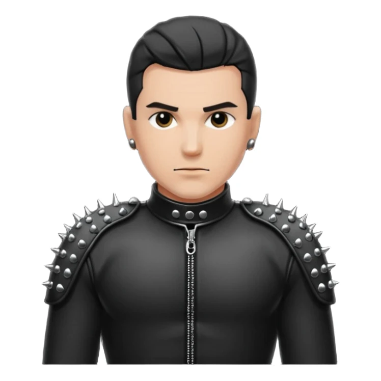 Male BDSM clothing, only the clothing part is retained. sticker