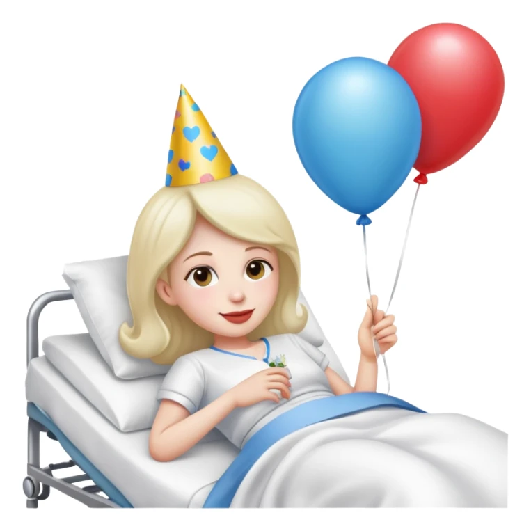 Happy wedding anniversary sick in the hospital  sticker