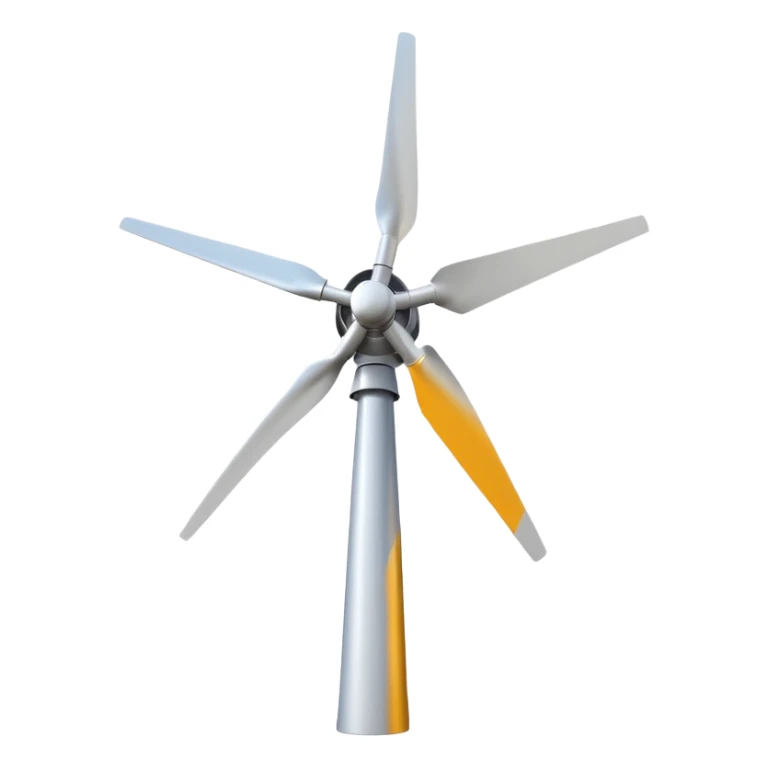 Windkraft anlage sticker