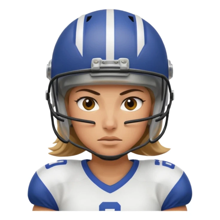 Football Players, Female player sticker