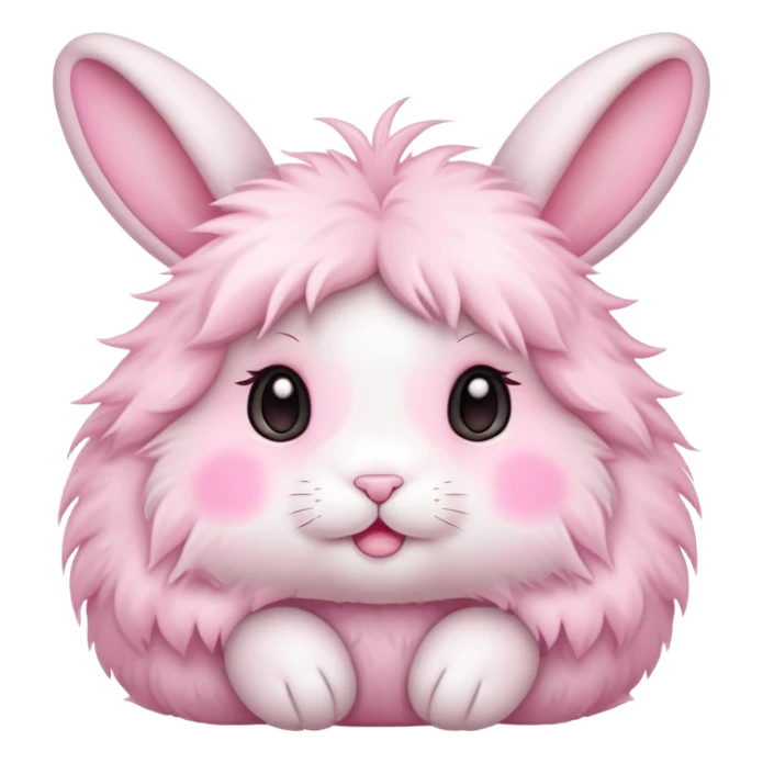 Bunny rabbit cute and kawaii baby pink  sticker
